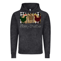 Vintage Black Merry Christmas Chickens Vintage Hoodie - Bettercallsaul