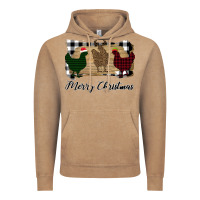 Vintage Coffee Merry Christmas Chickens Vintage Hoodie - Bettercallsaul