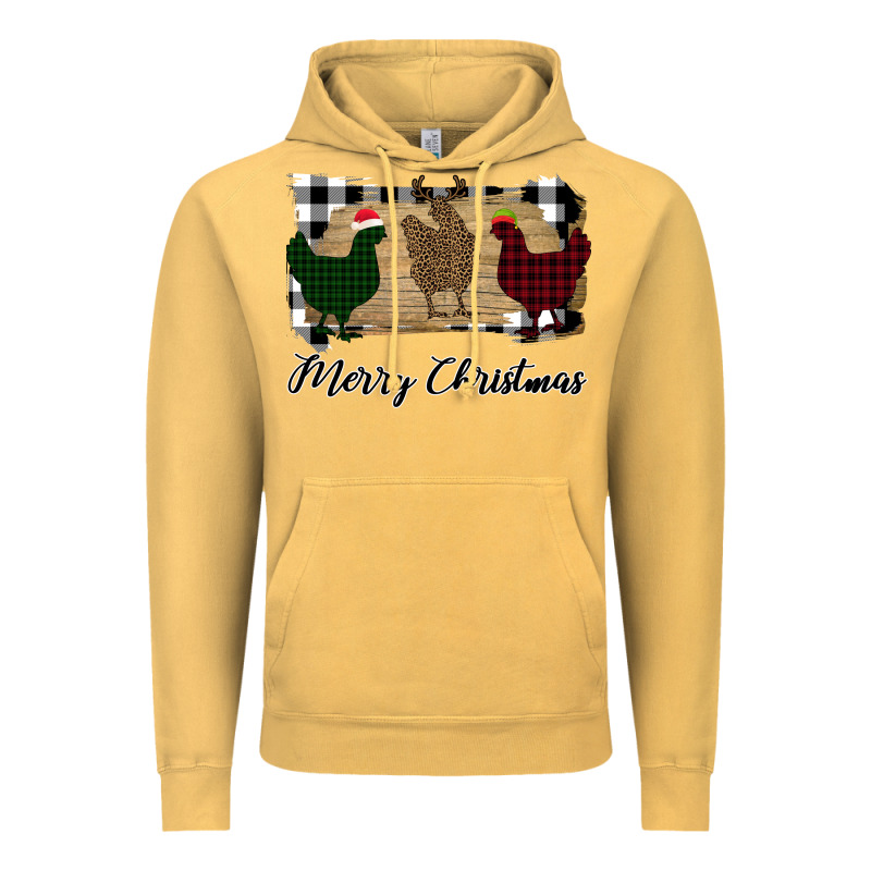 Merry Christmas Chickens Vintage Hoodie by Bettercallsaul | Teevron