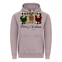 Vintage Zinc Merry Christmas Chickens Vintage Hoodie - Bettercallsaul