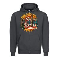 Smoke Faith USA Zipper Hoodie - FaDigitalArtStudio