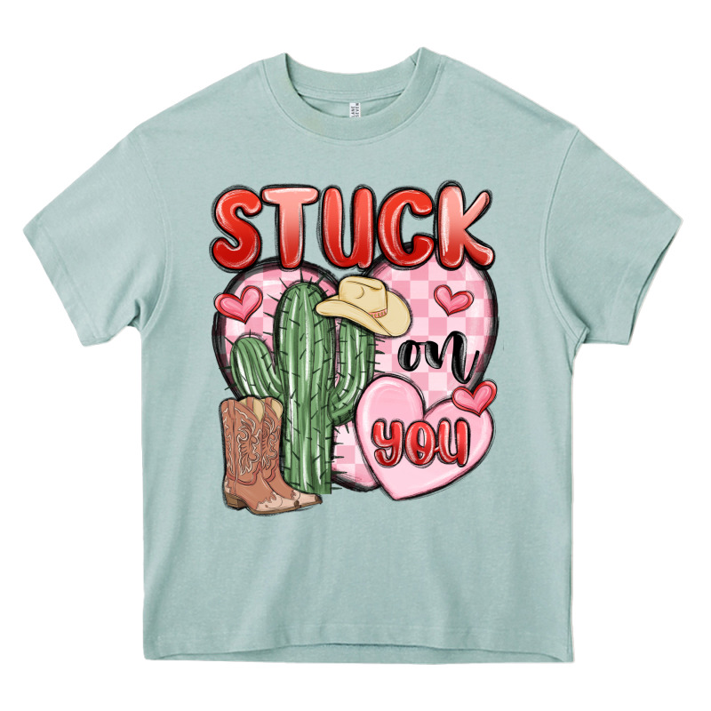 Stuck On You Heavy Core Tee by MaliasSmallBusiness | Teevron