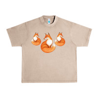 French Oak Three Little Foxes IN Fox Family I Gift Urban Heavy Tee - Bettercallsaul