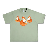 Oil Green Three Little Foxes IN Fox Family I Gift Urban Heavy Tee - Bettercallsaul