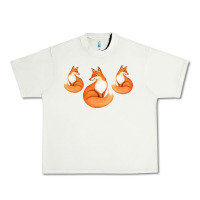 Pistachio Three Little Foxes IN Fox Family I Gift Urban Heavy Tee - Bettercallsaul
