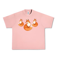 Salmon Three Little Foxes IN Fox Family I Gift Urban Heavy Tee - Bettercallsaul