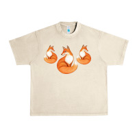 Sandshell Three Little Foxes IN Fox Family I Gift Urban Heavy Tee - Bettercallsaul