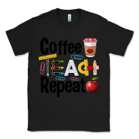 Black coffee teach repeat Classic Tee - BarkalooDesign