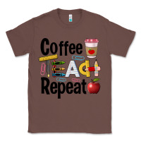 Chestnut coffee teach repeat Classic Tee - BarkalooDesign