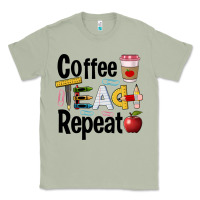 Matcha coffee teach repeat Classic Tee - BarkalooDesign