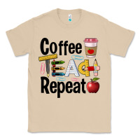 Mushroom coffee teach repeat Classic Tee - BarkalooDesign