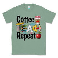 Sage coffee teach repeat Classic Tee - BarkalooDesign
