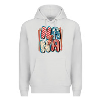 4th Of July Nana With Lightning Bolt Premium Hoodie | Teevron