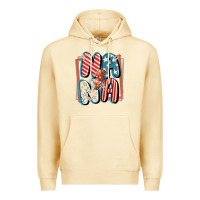 Pina Colada 4th of July nana with lightning bolt Premium Hoodie - FaDigitalArtStudio