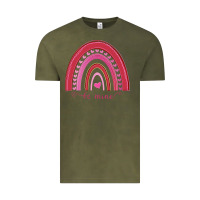 Vintage Olive Valentines Day Rainbow Vintage Tee - Bettercallsaul