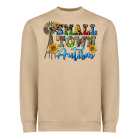 Small Town Autism Heavyweight Sweatshirt | Teevron