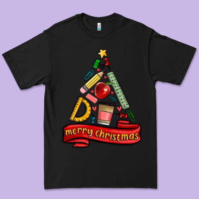 Teacher Tools Christmas Tree Premium Tee Designed By Maliassmallbusiness