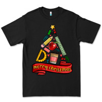 Black teacher tools christmas tree Premium Tee - MaliasSmallBusiness