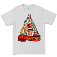 Dove Grey teacher tools christmas tree Premium Tee - MaliasSmallBusiness
