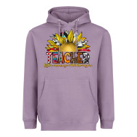 Lavender Teacher Heavyweight Hoodie - CowhideDigitalArt