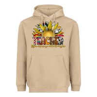 Mushroom Teacher Heavyweight Hoodie - CowhideDigitalArt