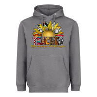 Storm Teacher Heavyweight Hoodie - CowhideDigitalArt