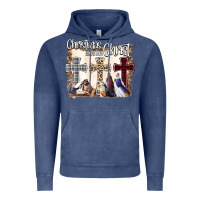 Vintage Denim Christmas Begins With Christ Vintage Hoodie - Bettercallsaul