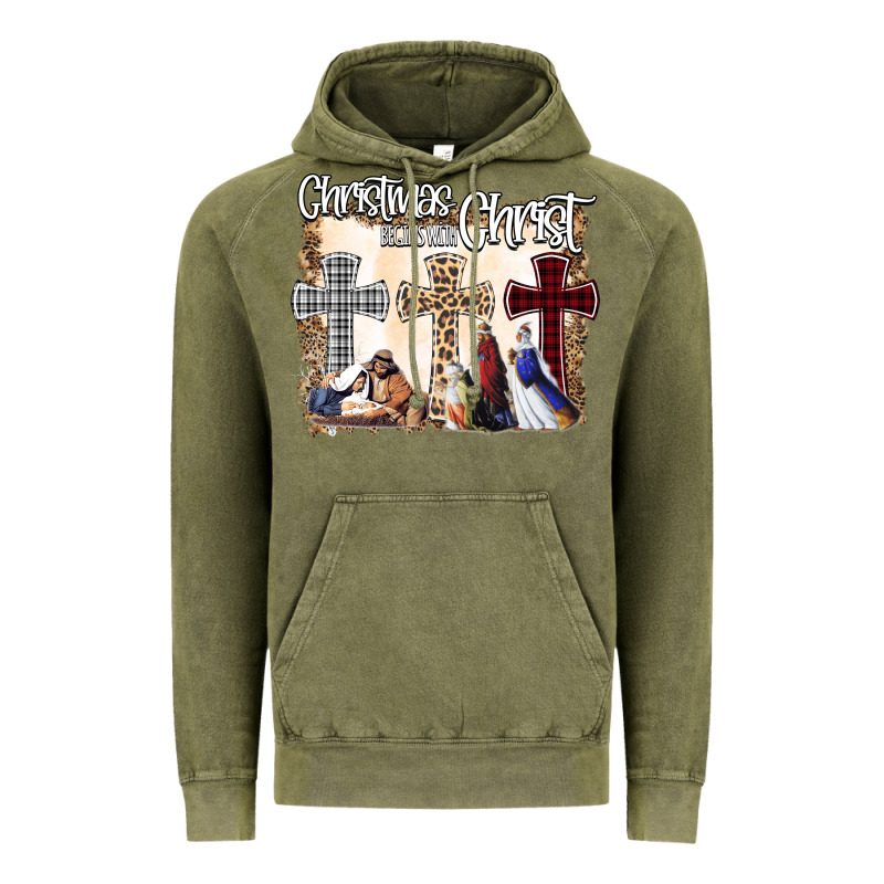 Christmas Begins With Christ Vintage Hoodie by Bettercallsaul | Teevron