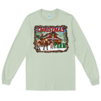 Matcha Christmas On The Farm Long Sleeve Tee - RanaPortraitStore