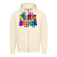 Sandshell Pride bride Zipper Hoodie - FaDigitalArtStudio