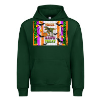 Forest Green Trick rawr treat kids bottle Urban Hoodie - Artiststas