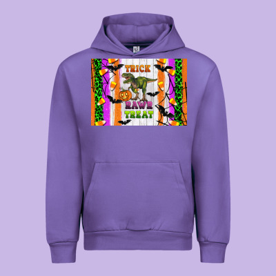 Trick Rawr Treat Kids Bottle Urban Hoodie Designed By Artiststas