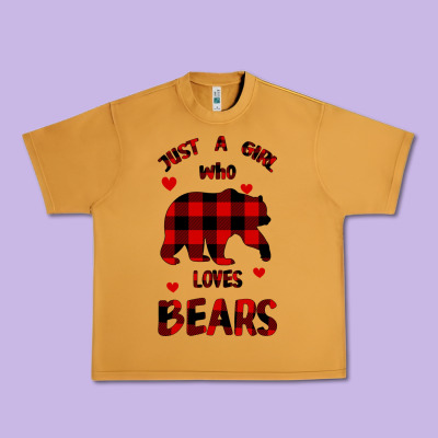 Just A Girl Who Loves Bears Urban Heavy Tee Designed By Bettercallsaul
