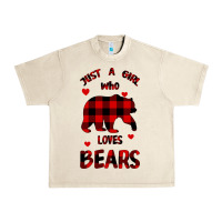 Sandshell Just A Girl Who Loves Bears Urban Heavy Tee - Bettercallsaul