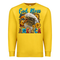 Lemon God Bless America Premium Sweatshirt - LillyAllenDesigns