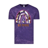 Cloud Purple Valentines Day Rainbow, Valentines Day Rainbow Cowhide, Vintage Tee - Bettercallsaul