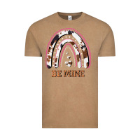 Valentines Day Rainbow, Valentines Day Rainbow Cowhide, Vintage Tee | Teevron
