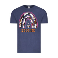 Vintage Denim Valentines Day Rainbow, Valentines Day Rainbow Cowhide, Vintage Tee - Bettercallsaul