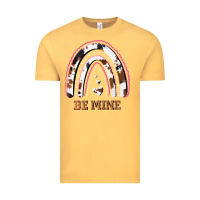 Vintage Mustard Valentines Day Rainbow, Valentines Day Rainbow Cowhide, Vintage Tee - Bettercallsaul