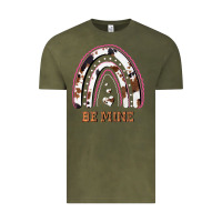 Vintage Olive Valentines Day Rainbow, Valentines Day Rainbow Cowhide, Vintage Tee - Bettercallsaul