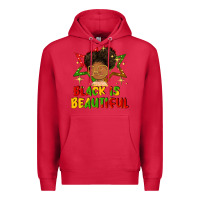 Cardinal black is beautiful Premium Hoodie - FaDigitalArtStudio
