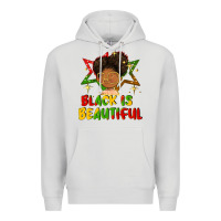 Dove Grey black is beautiful Premium Hoodie - FaDigitalArtStudio