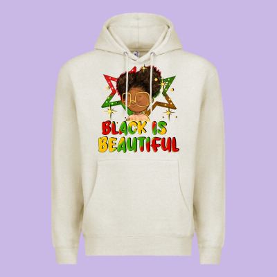 Black Is Beautiful Premium Hoodie Designed By Fadigitalartstudio