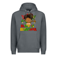 Rock black is beautiful Premium Hoodie - FaDigitalArtStudio