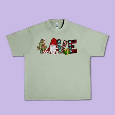 Love Gnome Urban Heavy Tee Designed By Jahusdesignshop