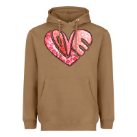 Toasted Coconut heart shaped love valentine's day Heavyweight Hoodie - LillyAllenDesigns