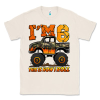 Natural i'm six this is how i roll monster truck birthday Classic Tee - Jasminsmagicworld