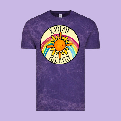 Radiate Positivity Vintage Tee Designed By Bettercallsaul