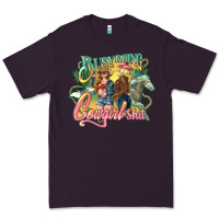 Plum busy doing cowgirl Premium Tee - NancyCooperArtShop