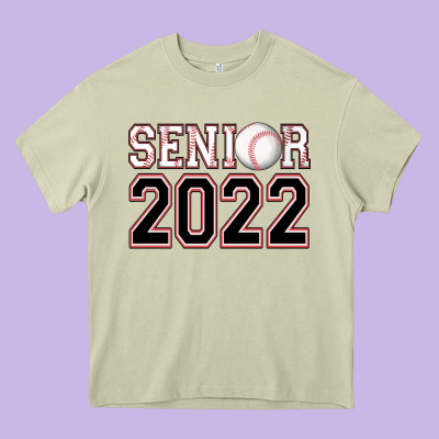 Senior Baseball Heavy Core Tee Designed By Adodesignshop